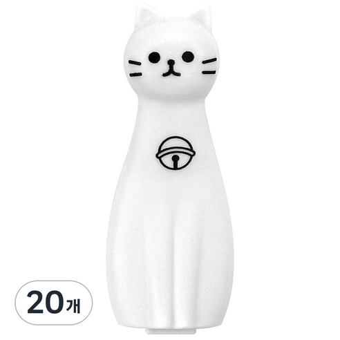 iiGEN 1000 냥냥이 언박싱 커터, 화이트, 20개
