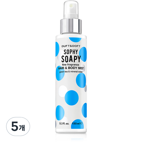 더프트앤도프트 파인 프라그란스 헤어앤바디미스트 소피소피, 150ml, 5개