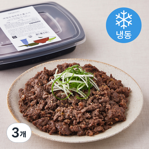 그리팅 과일숙성 바싹 소불고기 (냉동), 300g, 3개