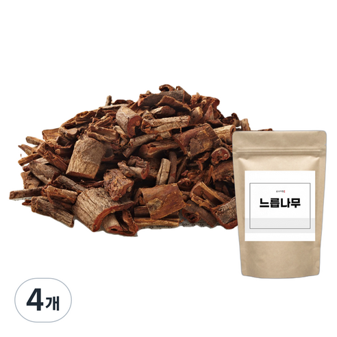 순수다함 느릅나무 유근피, 150g, 4개