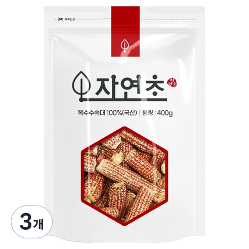 옥수수속대, 400g, 3개
