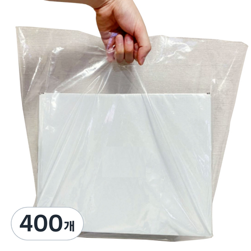 PE 비닐쇼핑백 100p, 400개, 투명
