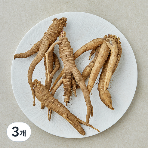 국내산 흙더덕, 3개, 300g