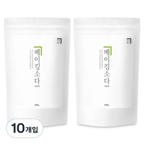 살림백서 베이킹소다, 3000g, 10개