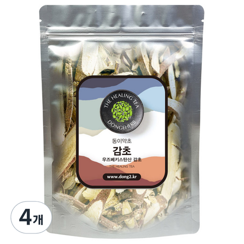 동이약초 우즈베키스탄산 감초, 250g, 4개