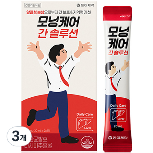모닝케어 간 솔루션 28p, 560ml, 3개