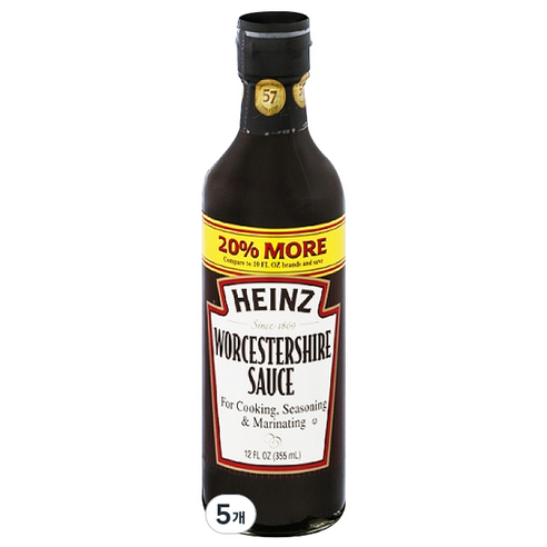 하인즈 우스타소스, 355ml, 5개