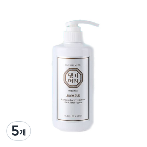 댕기머리 한방 탈모트리트먼트, 500ml, 5개