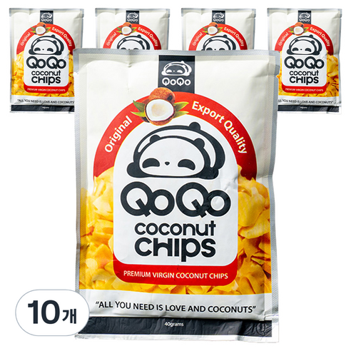 큐오큐오 코코넛칩, 40g, 10개