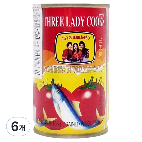 쓰리레이디쿡스 정어리 인 토마토소스