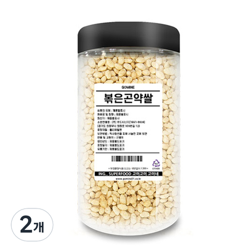 고미네 볶은 곤약쌀 통, 100g, 2개