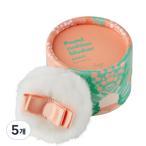 더페이스샵 파스텔 쿠션 블러셔 6g, 01 피치, 5개
