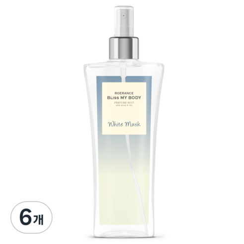 로에랑스 바디미스트 화이트머스크, 250ml, 6개