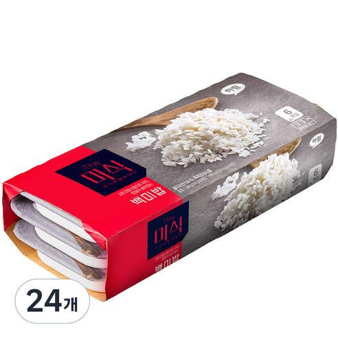 The미식 백미밥, 210g, 24개