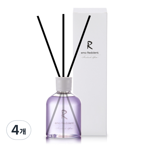 에이씨케이 이모레돌런트 파스텔 디퓨저 200ml, 4개, 바이올렛