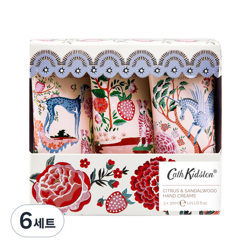 캐스키드슨 시트러스앤샌달우드 핸드크림 트리오세트 30ml 3개, 6세트