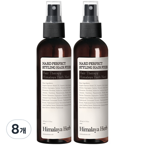 부케가르니 나드 퍼펙트 스타일링 헤어 픽서 200ml, 8개