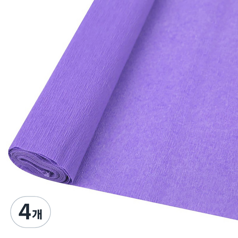 마다꾸미 주름지 구김지 24 라이트퍼플 50 x 250 cm, 4개, 1색