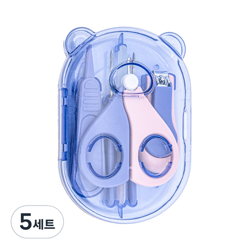 더마더 아기 손톱깎이 6종세트, PURPLE, 5세트