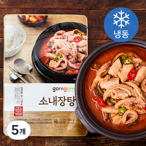 곰곰 소내장탕 (냉동), 600g, 5개