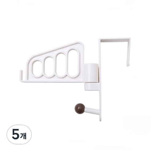 기숙사 원룸 옷걸이 도어후크, 5개