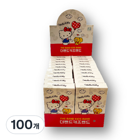 아텍스 헬로키티 더밴드 키즈밴드 표준형 16P, 16개입, 100개