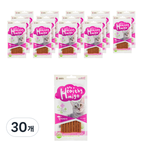 아스쿠 헬시묘 져키 20g, 참치, 30개