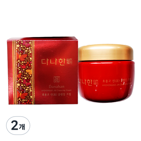 다나한 효용고 진 클렌징 크림, 300ml, 2개