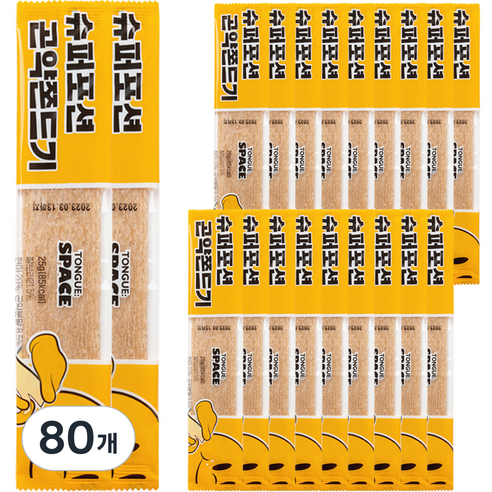 슈퍼포션 곤약쫀드기, 25g, 80개