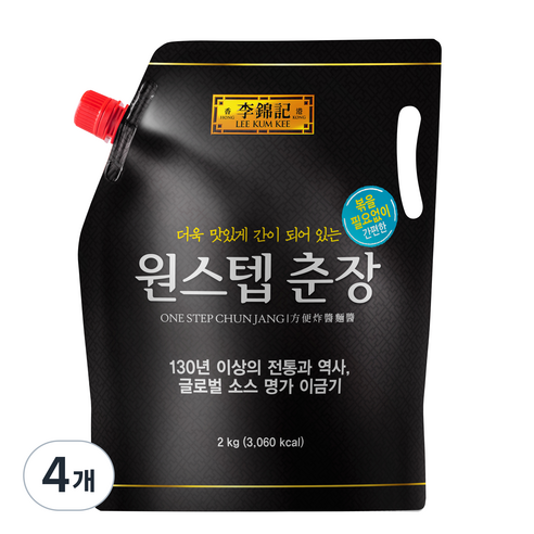 이금기 원스텝 춘장, 2kg, 4개