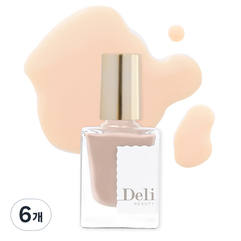 델리뷰티 딥시럽 루어인무드 네일컬러 10ml, MSY03 리썸 베이지, 6개