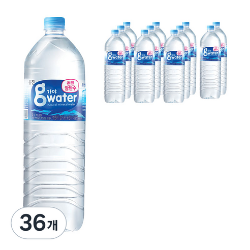 웅진식품 가야g워터, 36개, 2L