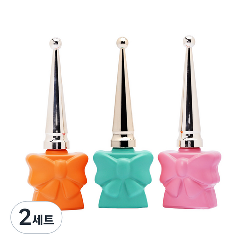 아이빛 크레이지 젤네일 3종 x 10ml 세트, 넌탑젤 + 롱베이스젤 + 매트탑젤, 2세트