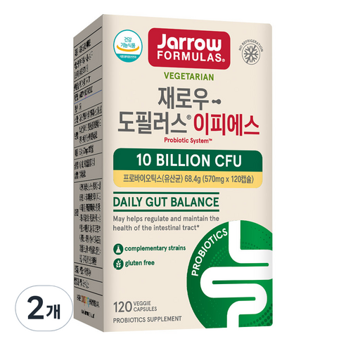 재로우 도필러스 이피에스 유산균, 120정, 2개