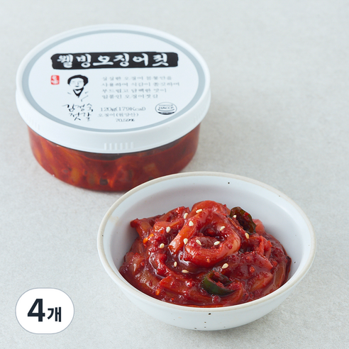 동광 김정숙 젓갈 웰빙오징어젓, 120g, 4개