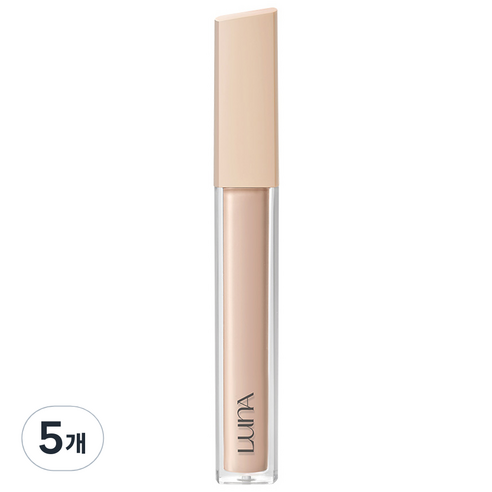 루나 롱래스팅 팁컨실러 픽싱 핏 7.5g, 2호 내추럴 베이지, 5개