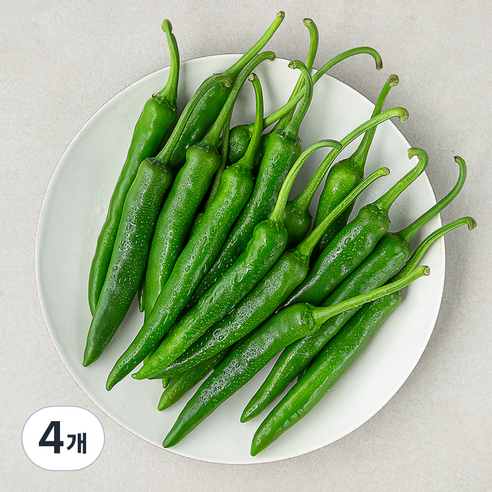 국내산 풋고추, 300g, 4개