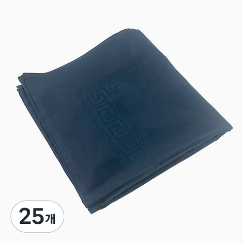 바리스타 린넨 타올 카페 순면행주 네이비, 25개
