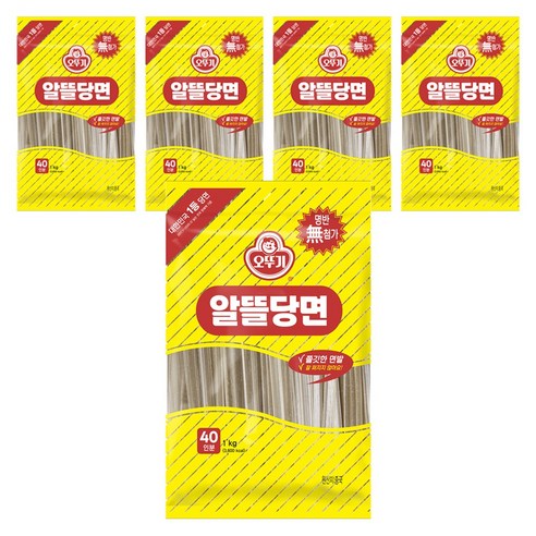 오뚜기 알뜰당면, 1kg, 5개