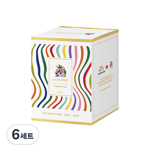 르소메 프리미엄 바디헤어솝 3p 세트, 6세트, 18개