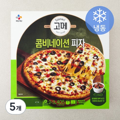 고메 콤비네이션 피자 (냉동), 405g, 1개입, 5개