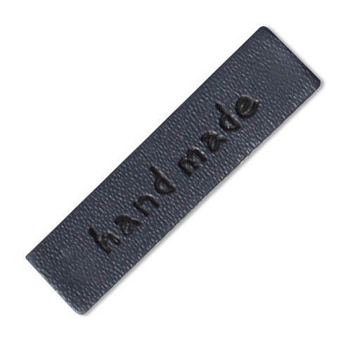 동대문단추왕 인조가죽 미싱용 핸드메이드라벨 40*10mm, 네이비, 30개