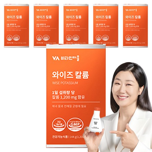 비타민마을 와이즈 칼륨, 120정, 6개