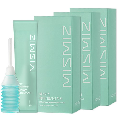 미스미즈 이너 리프레싱 워시 여성청결제, 50ml, 9개
