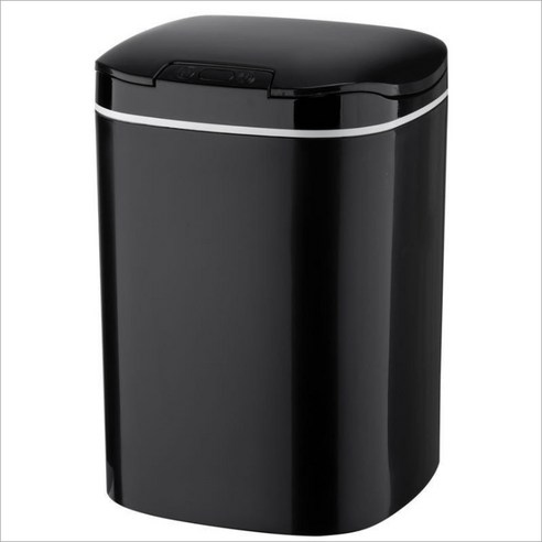 라이프란스 스마트 자동센서 휴지통 12L TC-02, 블랙, 1개