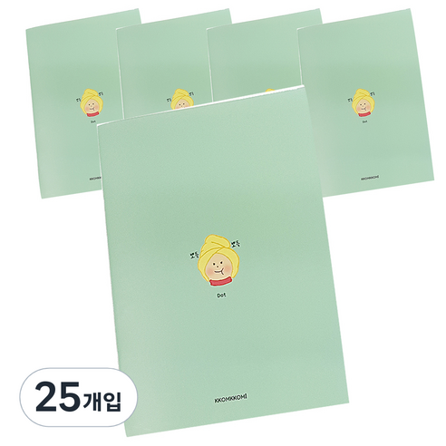 꼼꼬미 꼬미노트 민트민트해, 민트, 25개입