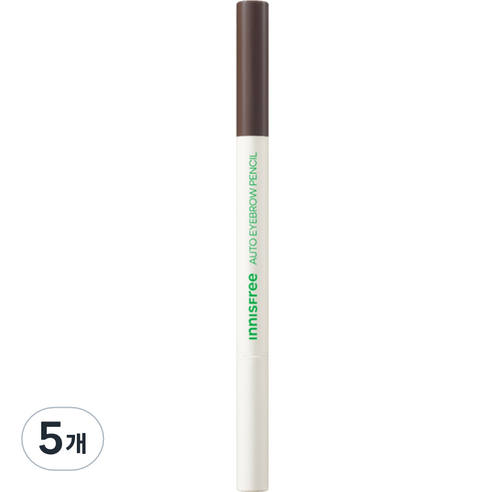 이니스프리 납작 아이브로우 펜슬 0.3g, 6 어반 브라운, 5개