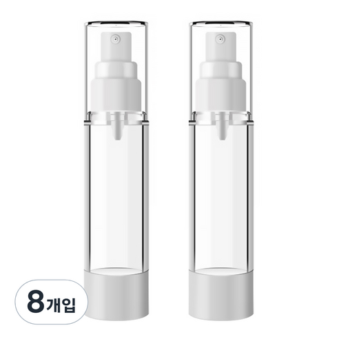 DM 뷰티 휴대용 스프레이 공병 플랫 진공 100ml, 혼합 색상, 8개입