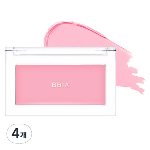 삐아 레디 투 웨어 다우니 치크 블러셔 3.5g, 12 다우니 블룸, 4개