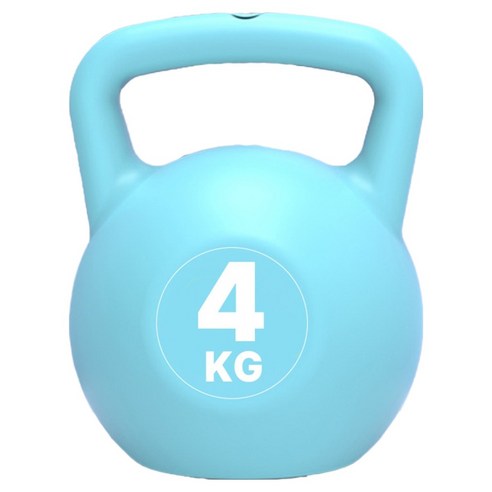 다다 소프트 워터 케틀벨, 블루, 4kg, 1개